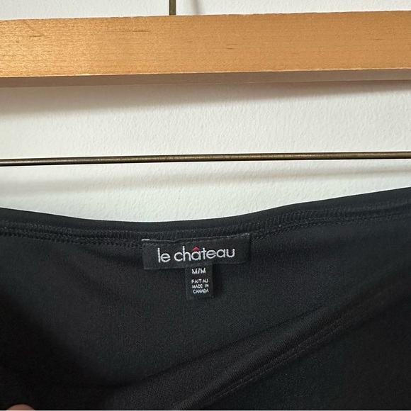 Le chateau Vintage asymmetrical black skirt - Picture 8 of 9